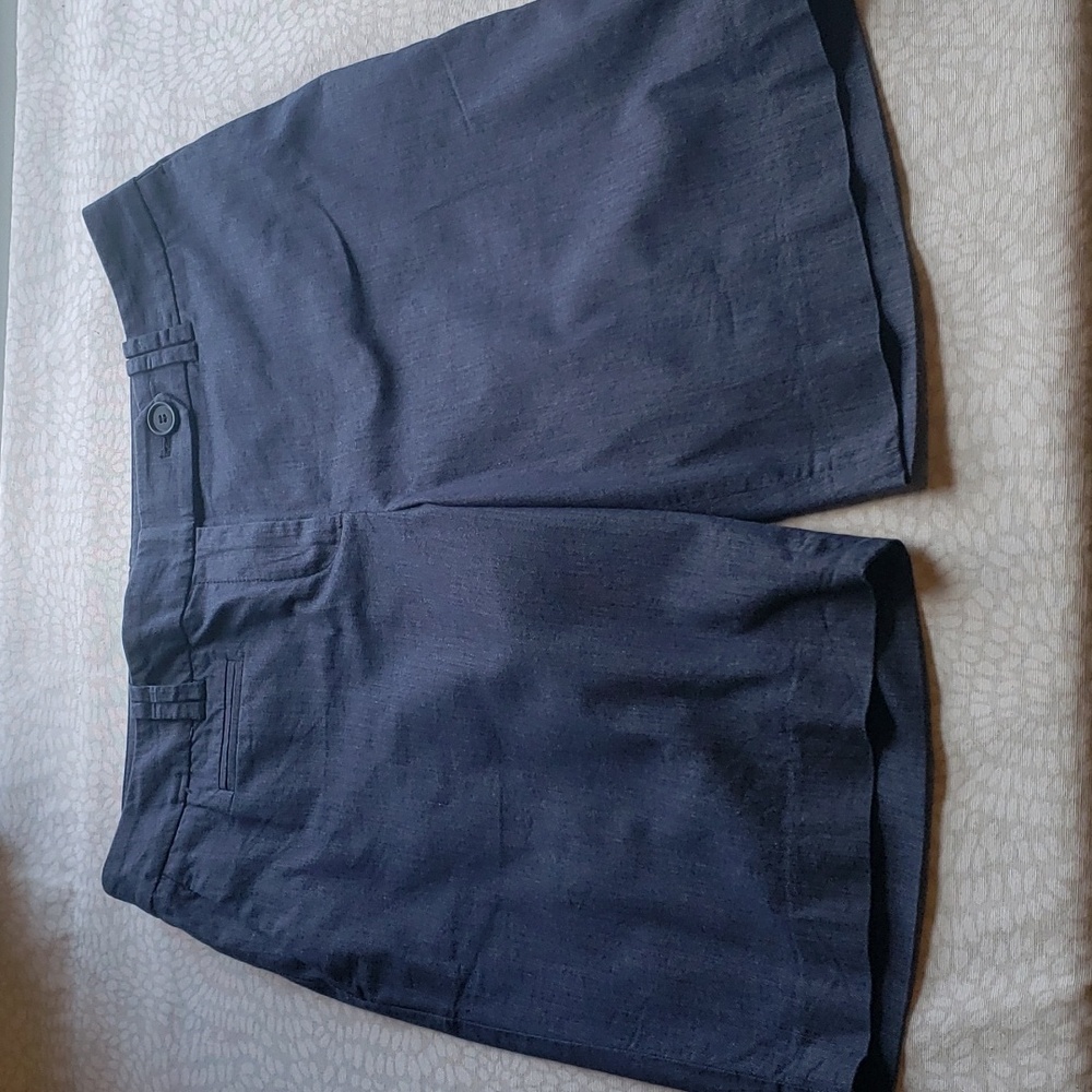 LOFT Navy Blue Women's Bermuda Shorts
